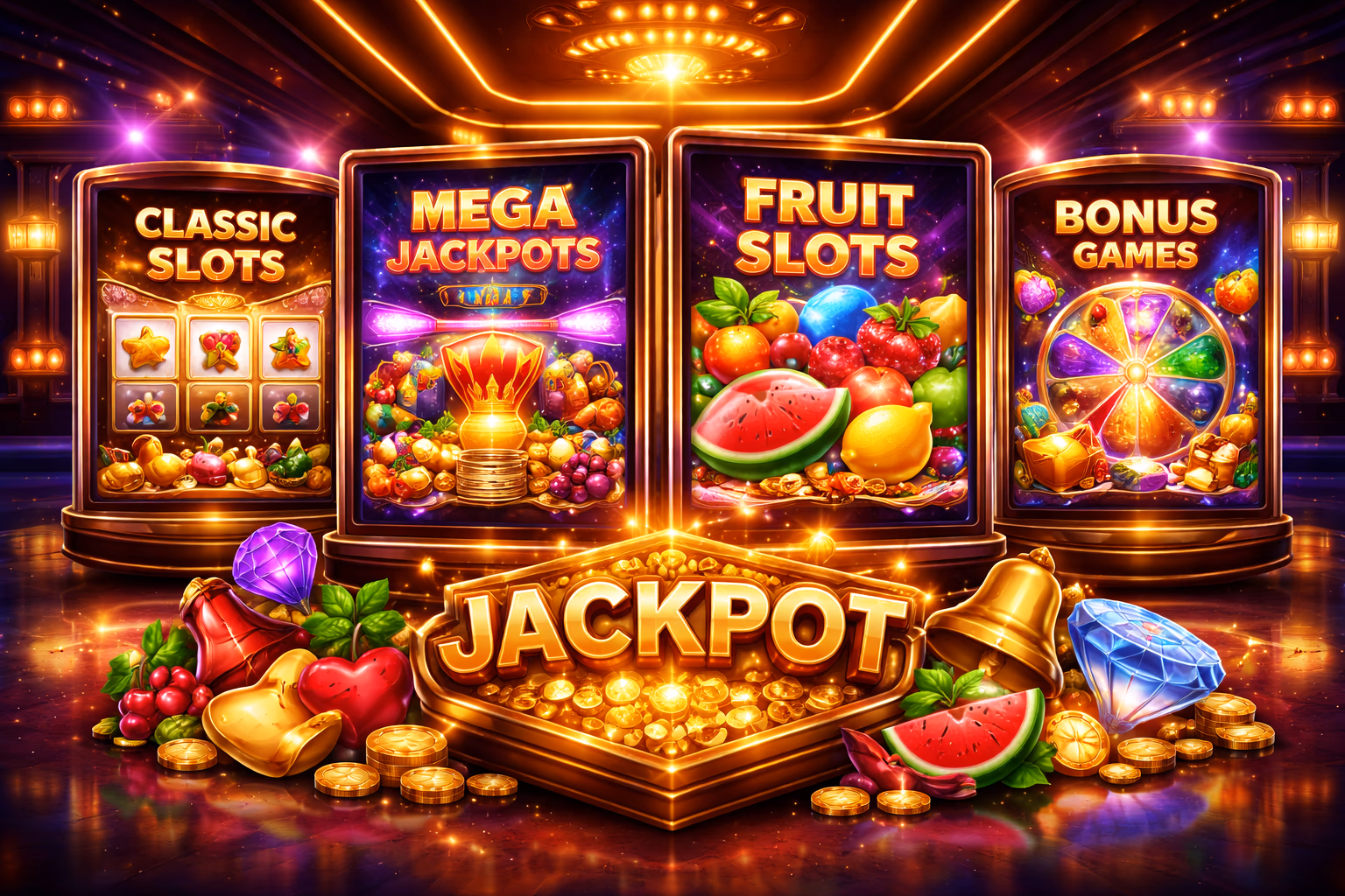 A focused gamer exploring different RakeBet slot categories on a vivid interface designed for players in Argentina.